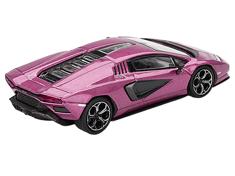 Lamborghini Countach LPI 800-4 Viola 30th Metallic Limited Edition 1/64 Diecast Model Car by Mini GT Automotive