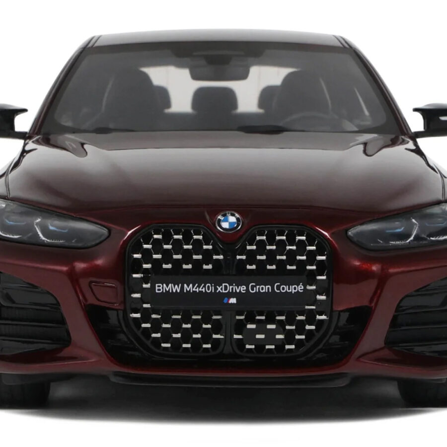 2021 BMW M440i xDrive Gran Coupe Aventurin Red Metallic Limited Edition to 500 pieces Worldwide 1/18 Model Car by Otto Mobile Automotive