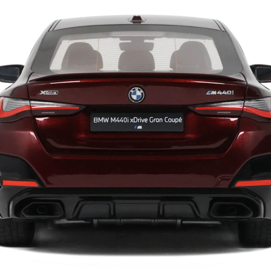 2021 BMW M440i xDrive Gran Coupe Aventurin Red Metallic Limited Edition to 500 pieces Worldwide 1/18 Model Car by Otto Mobile Automotive