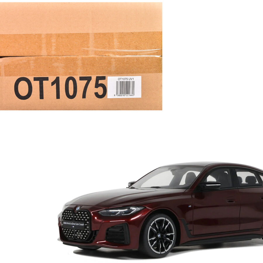 2021 BMW M440i xDrive Gran Coupe Aventurin Red Metallic Limited Edition to 500 pieces Worldwide 1/18 Model Car by Otto Mobile Automotive