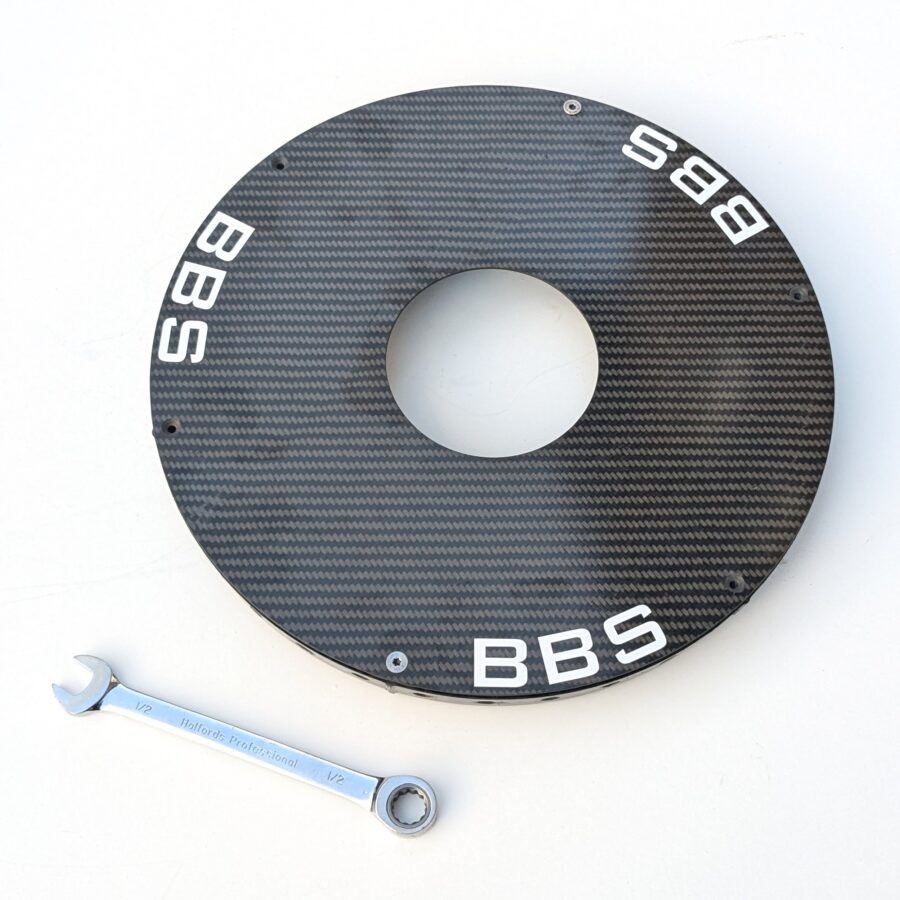 Honda F1 / BBS 2 piece carbon fibre wheel hub spoke cover part Formula 1 motorsport engineering guys racing gift display F1 Car Parts