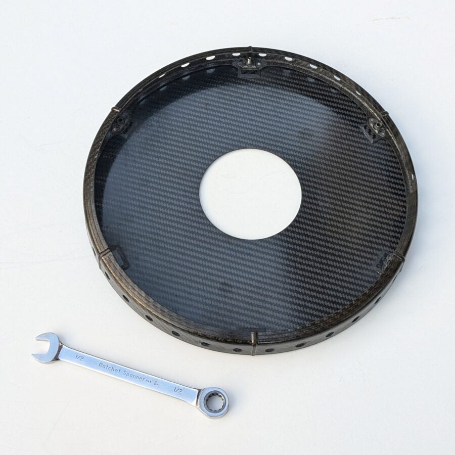 Honda F1 / BBS 2 piece carbon fibre wheel hub spoke cover part Formula 1 motorsport engineering guys racing gift display F1 Car Parts