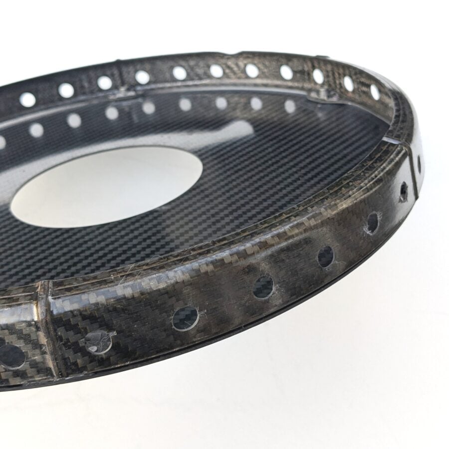 Honda F1 / BBS 2 piece carbon fibre wheel hub spoke cover part Formula 1 motorsport engineering guys racing gift display F1 Car Parts