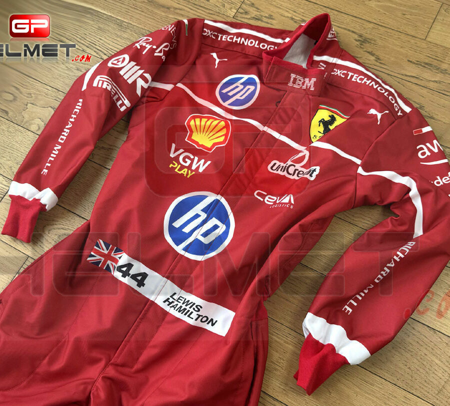 Lewis Hamilton 2025 replica Racing Suit Ferrari F1 F1 Race Suits