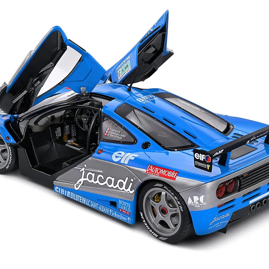 McLaren F1 GTR Short Tail #50 Fabien Giroix - Jean-Denis Deletraz - Olivier Grouillard "Giroix Racing Team" "24 Hours of Le Mans" (1995) "Competition" Series 1/18 Diecast Model Car by Solido McLaren F1 Memorabilia