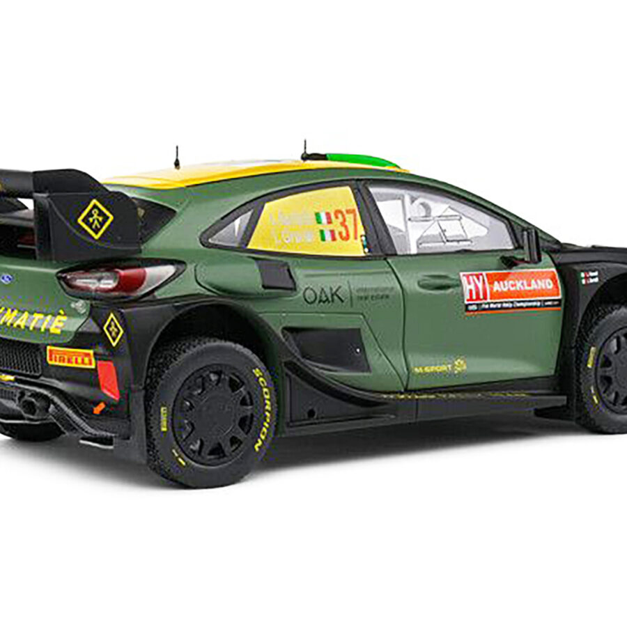 Ford Puma Rally1 Hybrid #37 Lorenzo Bertelli - Lorenzo Granai "Rally New Zealand" (2022) "Competition" Series 1/18 Diecast Model Car by Solido Automotive