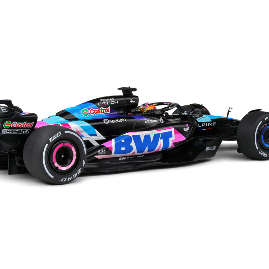 Alpine A524 #31 Esteban Ocon "BWT" Formula One F1 Miami GP (2024) "Competition" Series 1/18 Diecast Model Car by Solido Alpine F1 Team