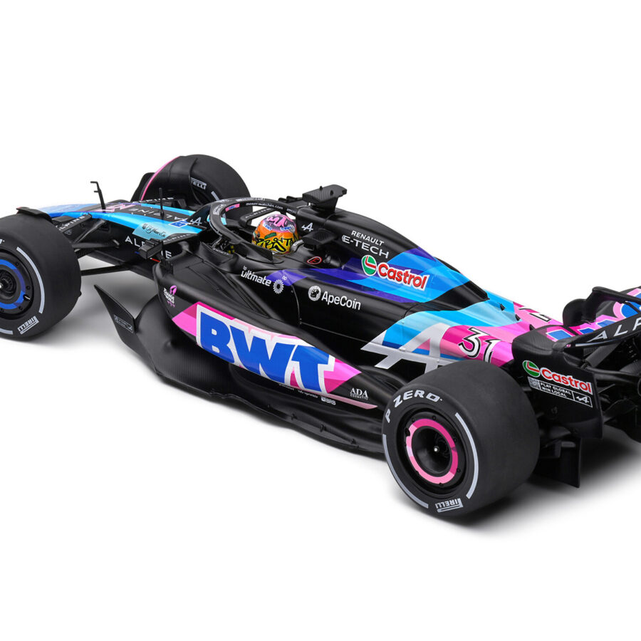 Alpine A524 #31 Esteban Ocon "BWT" Formula One F1 Miami GP (2024) "Competition" Series 1/18 Diecast Model Car by Solido Alpine F1 Team