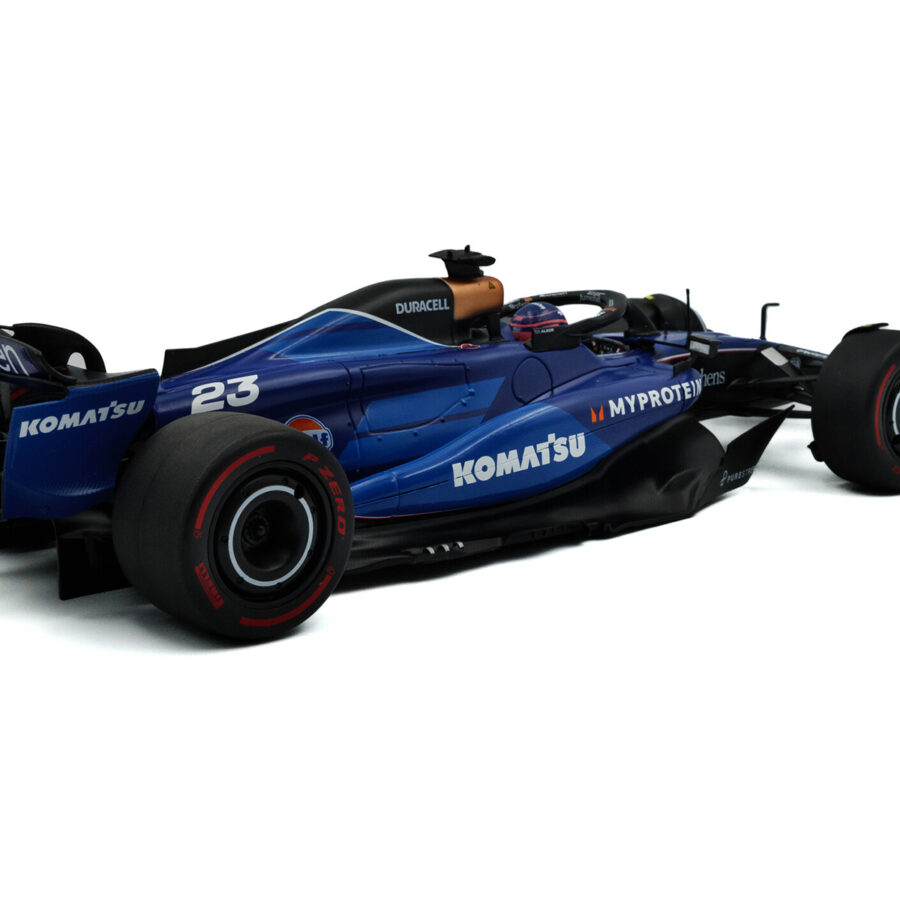 Williams FW46 #23 Alex Albon "Williams Racing" Formula One F1 Saudi Arabian GP (2024) "Competition" Series 1/18 Diecast Model Car by Solido Saudi Arabian GP - Jeddah Track Art