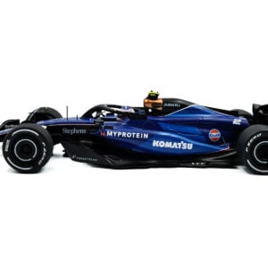 Williams FW46 #2 Logan Sargeant "Williams Racing" Formula One F1 Saudi Arabian GP (2024) "Competition" Series 1/18 Diecast Model Car by Solido from the Williams Martini Racing store collection.