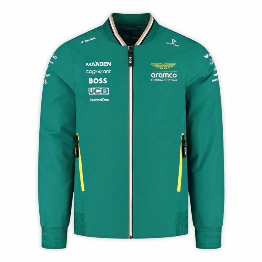 Aston Martin F1 Bomber Jacket 2025 Aston Martin F1 Team