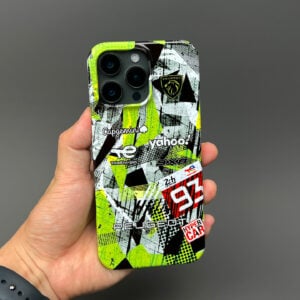 Peugeot 9X8 #93 Le Mans 2024/25 Phone Case – Race-Worn Camo Livery Edition from the Sports Car Racing Clothing store collection.