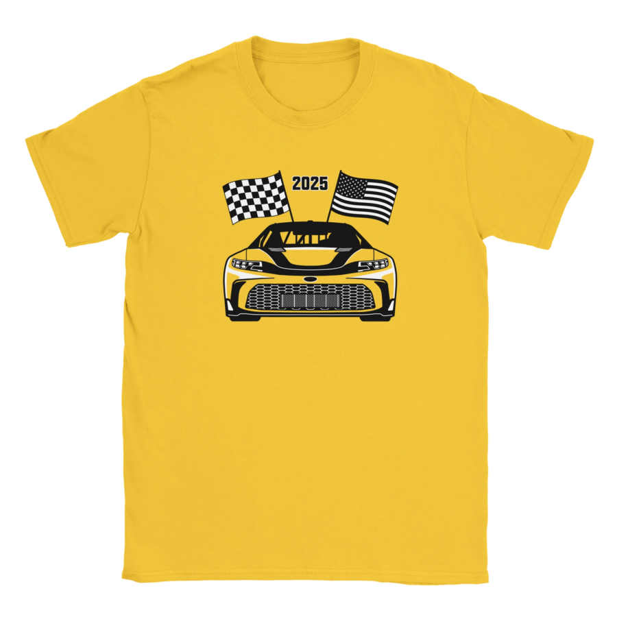Stock Car Racing T-Shirt - with 2025 Fixtures Nascar