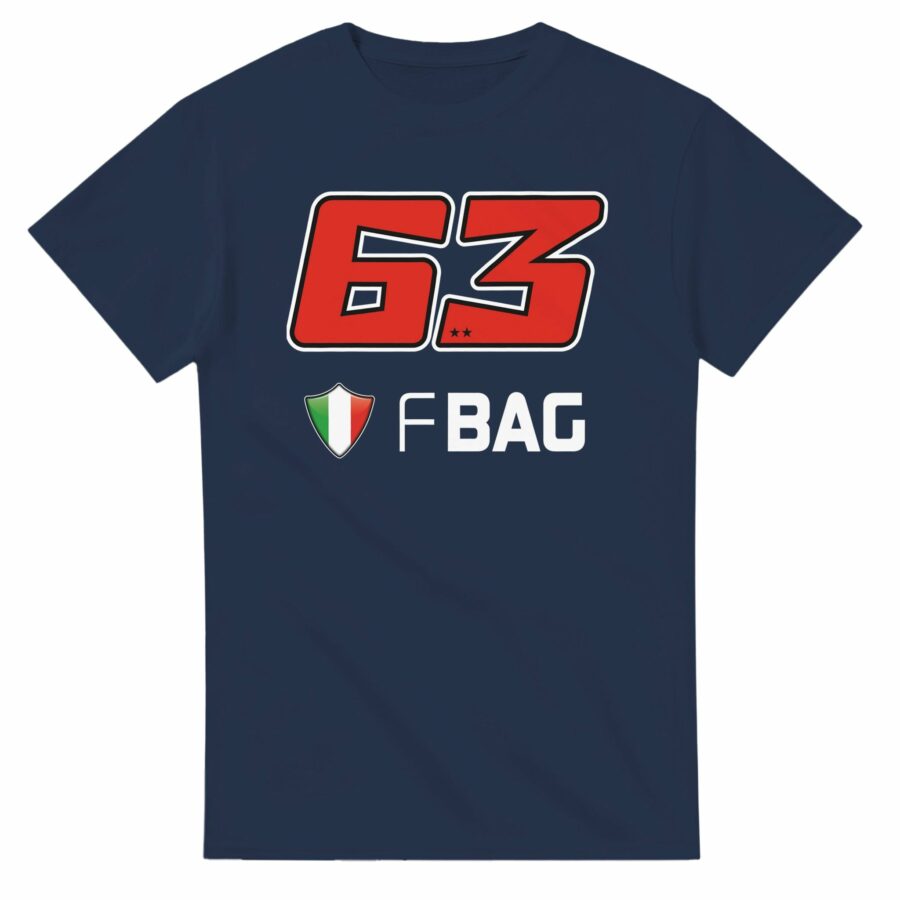 Francesco Pecco Bagnaia 2025 MotoGP Race Calendar T-Shirt Sports Car Racing Accessories