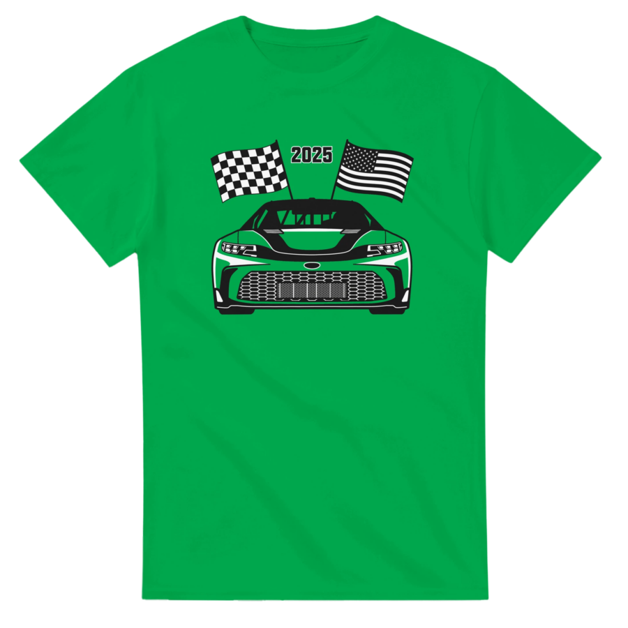 Stock Car Racing T-Shirt - with 2025 Fixtures Nascar