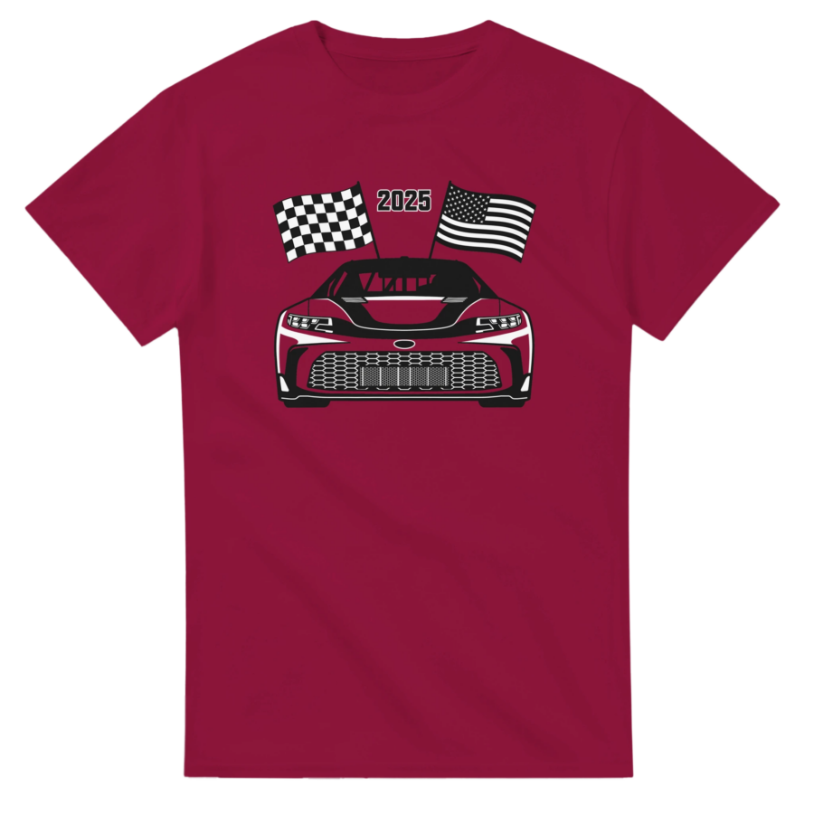 Stock Car Racing T-Shirt - with 2025 Fixtures Nascar