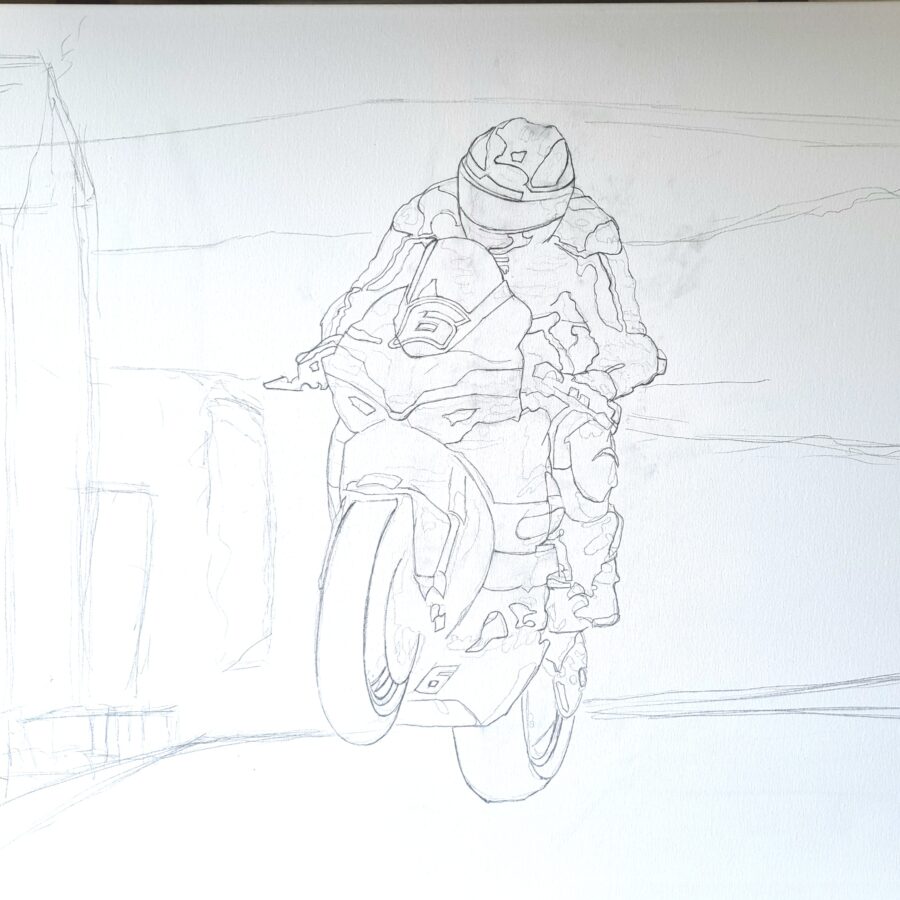 Michael Dunlop's 30th TT Victory Limited Edition Print by Jeff Rush Ducati MotoGP Team