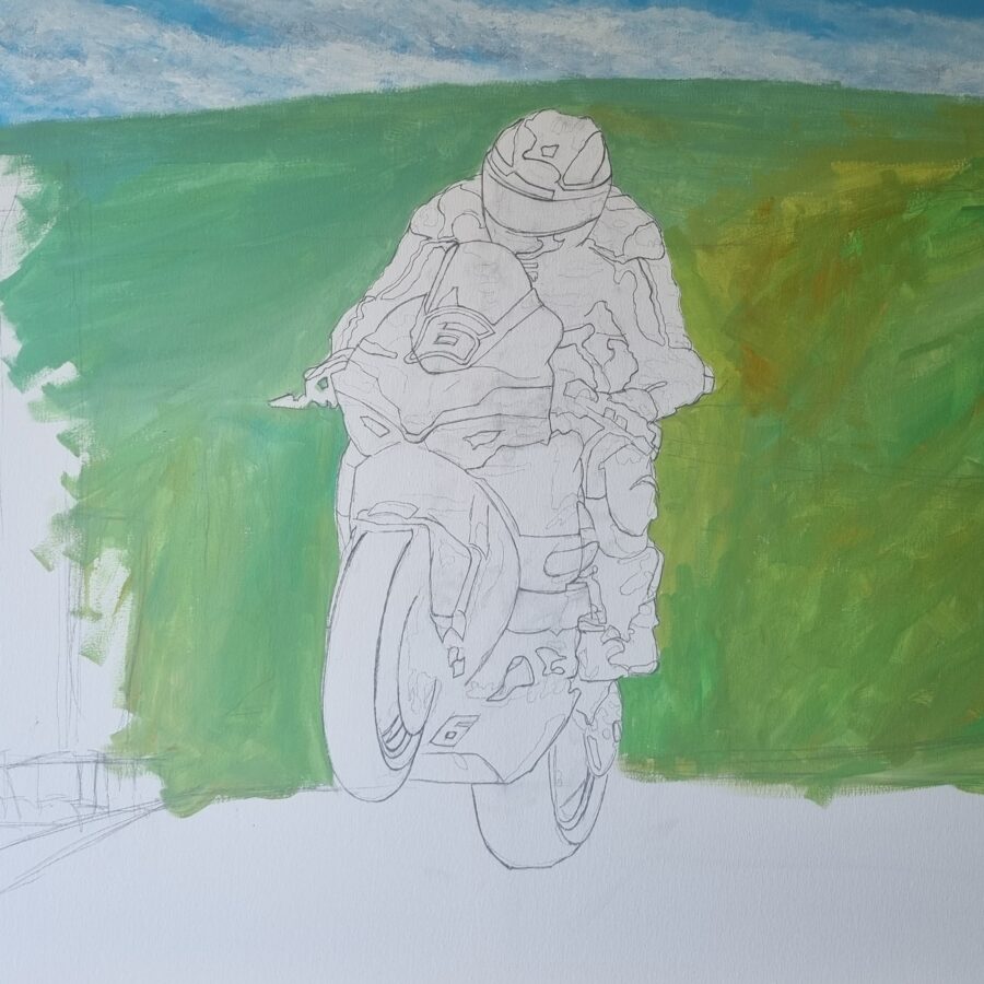 Michael Dunlop's 30th TT Victory Limited Edition Print by Jeff Rush Ducati MotoGP Team