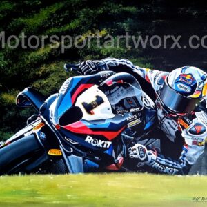 Toprak Razgatlıoğlu ROKiT BMW Limited Edition Print Sports Car Racing Posters & Prints by Motorsport Artworx