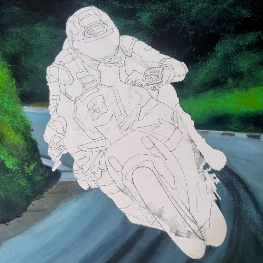 Autographed Dean Harrison Superstock Victory Limited Edition Print MotoGP Art