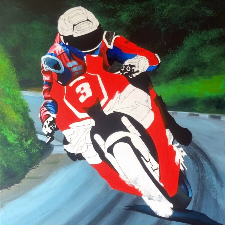 Autographed Dean Harrison Superstock Victory Limited Edition Print MotoGP Art