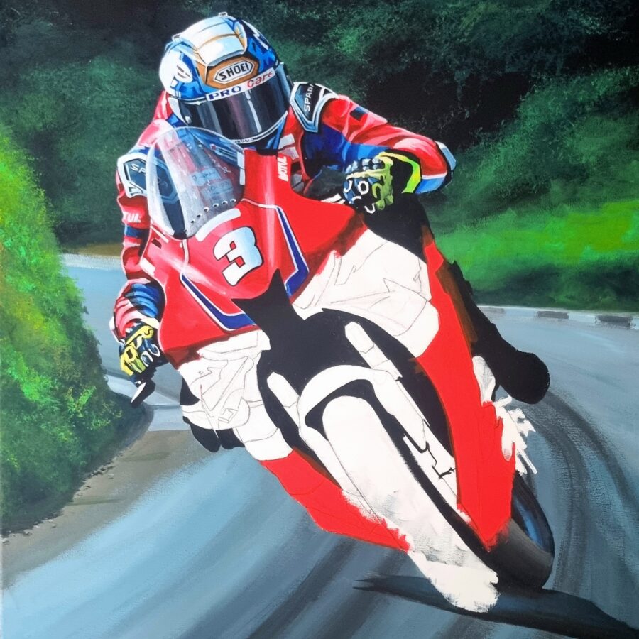Autographed Dean Harrison Superstock Victory Limited Edition Print MotoGP Art