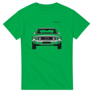 Ford Mustang 302 Front View Super Cool T-Shirt from the Vintage Cars store collection.