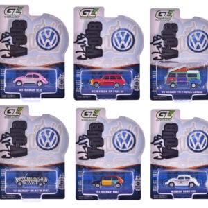 "Club Vee-Dub" Series 21 Set of 6 pieces 1/64 Diecast Model Cars by Greenlight from the Sports Car Racing Collectibles store collection.
