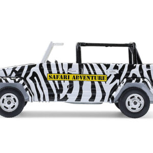 1974 Volkswagen Thing (Type 181) "Safari Adventure" Black and White Zebra Stripes "Club Vee-Dub" Series 21 1/64 Diecast Model Car by Greenlight from the Sports Car Racing Collectibles store collection.