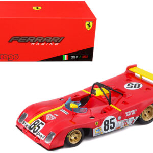 Ferrari 312P #85 Jacky Ickx - Mario Andretti 6 Hours of Watkins Glen (1972) 1/43 Diecast Model Car by Bburago by Diecast Mania