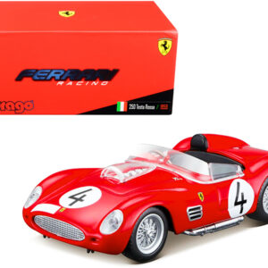 Ferrari 250 Testa Rossa #4 P. Hill - O. Gendebien Nurburgring 1000km (1959) 1/43 Diecast Model Car by Bburago Sports Car Racing Collectibles by Diecast Mania