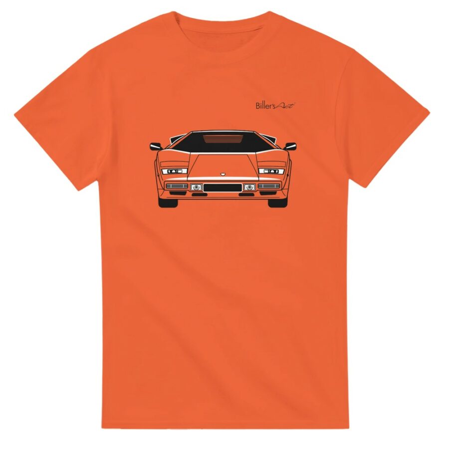 Lamborghini Countach Front View Super Cool T-Shirt Automotive