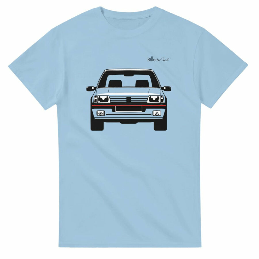 Peugeot 205 GTi Front View Super Cool T-Shirt Automotive