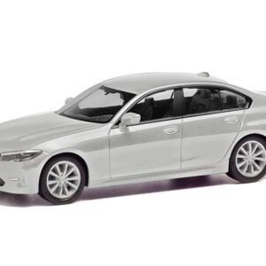 BMW 3 Series Silver Metallic 1/87 (HO) Plastic Model Car by Promotex from the Sports Car Racing Collectibles store collection.