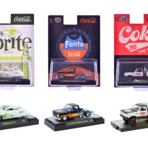 "Sodas" Set of 3 pieces Release 54 Limited Edition to 10000 pieces Worldwide 1/64 Diecast Model Cars by M2 Machines from the Sports Car Racing Collectibles store collection.