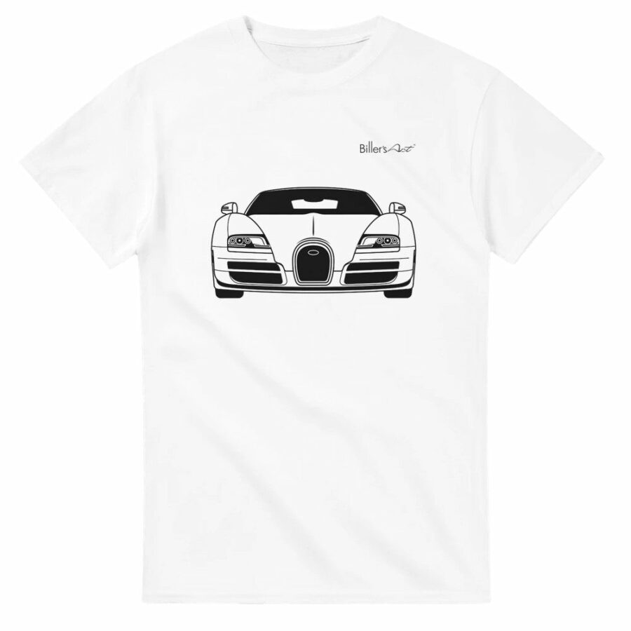 Bugatti Veyron Front View Super Cool T-Shirt Automotive