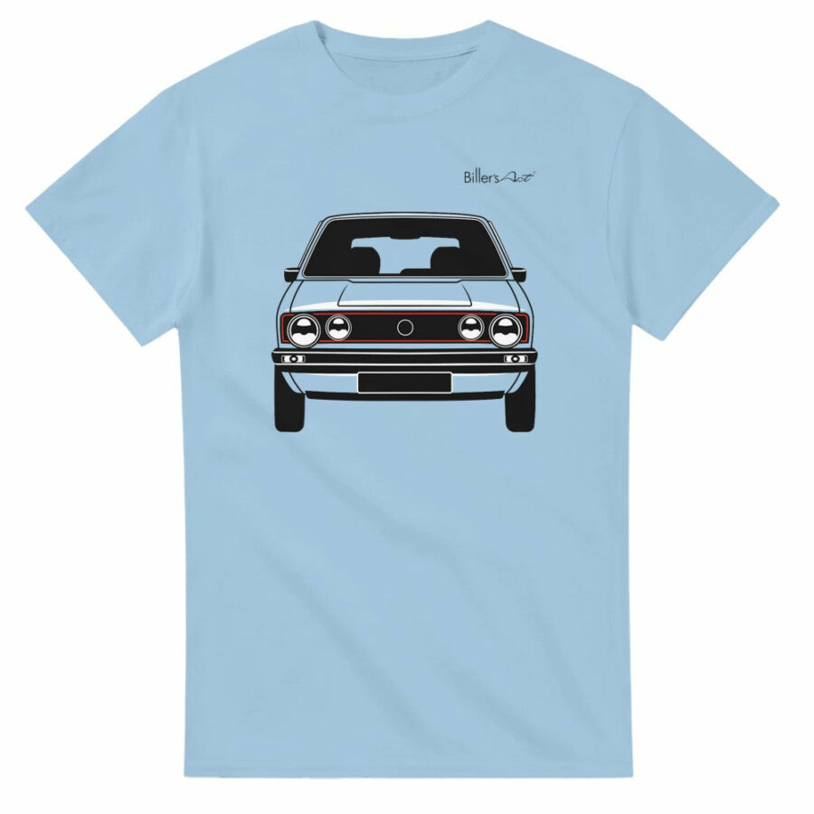 VW Golf GTI Mk1 Front View Super Cool T-Shirt Automotive