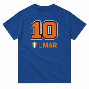 Luca Marini 2025 MotoGP Race Calendar T-Shirt from the MotoGP Gifts store collection.