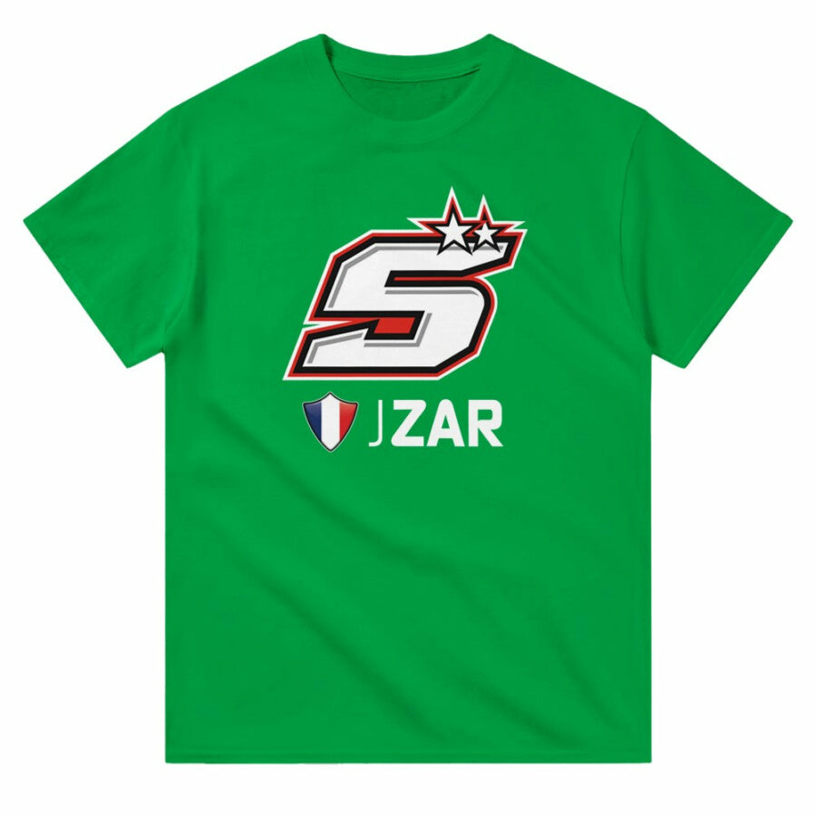 Johann Zarco 2025 MotoGP Race Calendar T-Shirt from the Sports Car Racing Gifts store collection.