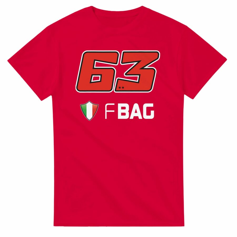 Francesco Pecco Bagnaia 2025 MotoGP Race Calendar T-Shirt Sports Car Racing Accessories