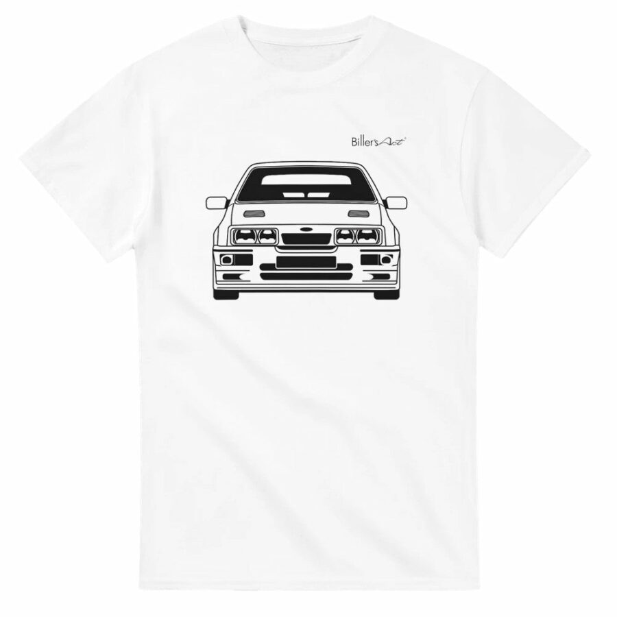 Ford Sierra Cosworth Front View Super Cool T-Shirt from the Ford store collection.