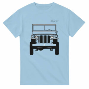 Willys Jeep MB Front View Super Cool T-Shirt from the Vintage Cars store collection.