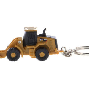 CAT Caterpillar 950M Wheel Loader Keychain Yellow Diecast Model by Diecast Masters from the Sports Car Racing Gifts store collection.