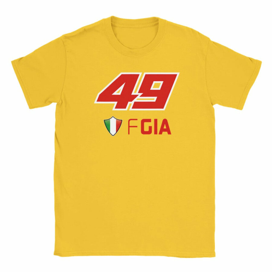 Fabio di Giannantonio 2025 MotoGP Race Calendar T-Shirt Sports Car Racing Gifts