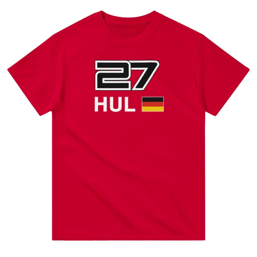 Nico Hulkenberg 2025 Race Calendar Formula 1 F1 T-Shirt Sports Car Racing Gifts