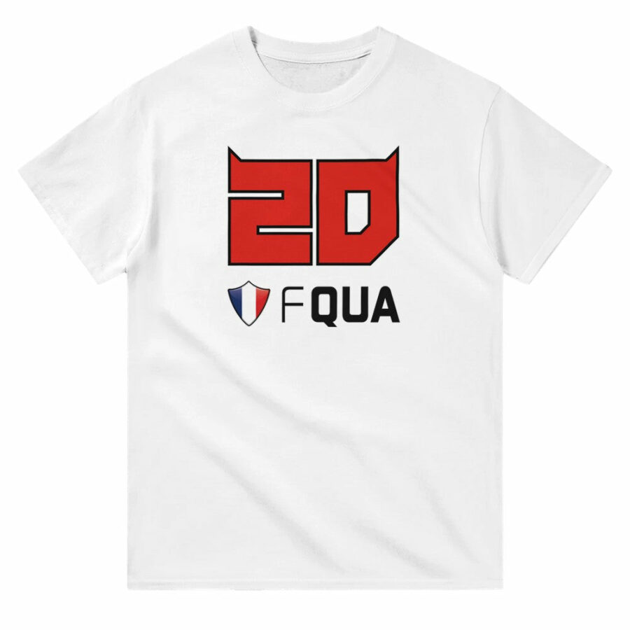 Fabio Quartararo 2025 MotoGP Race Calendar T-Shirt from the Sports Car Racing Gifts store collection.