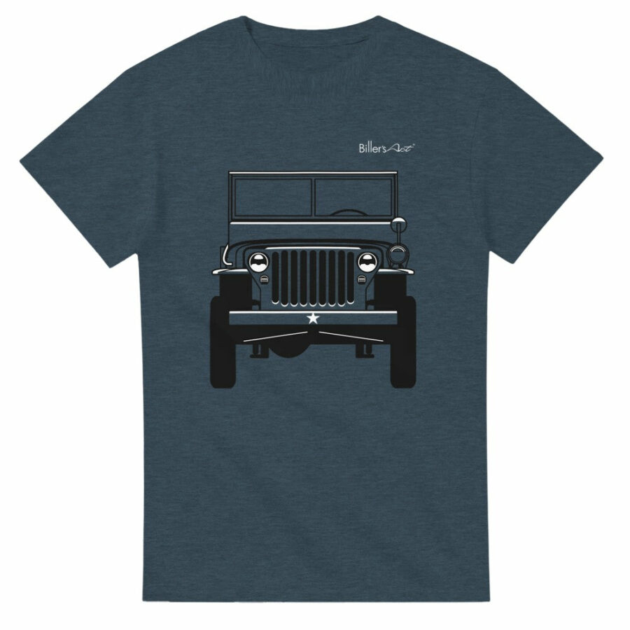 Willys Jeep MB Front View Super Cool T-Shirt Vintage