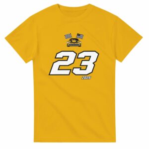 No23 Stock Car Racing T-Shirt - Bubba Wallace Nascar by Billeresque