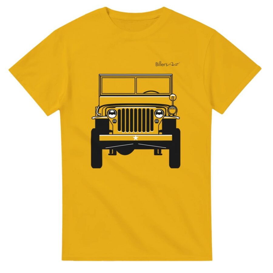 Willys Jeep MB Front View Super Cool T-Shirt Vintage