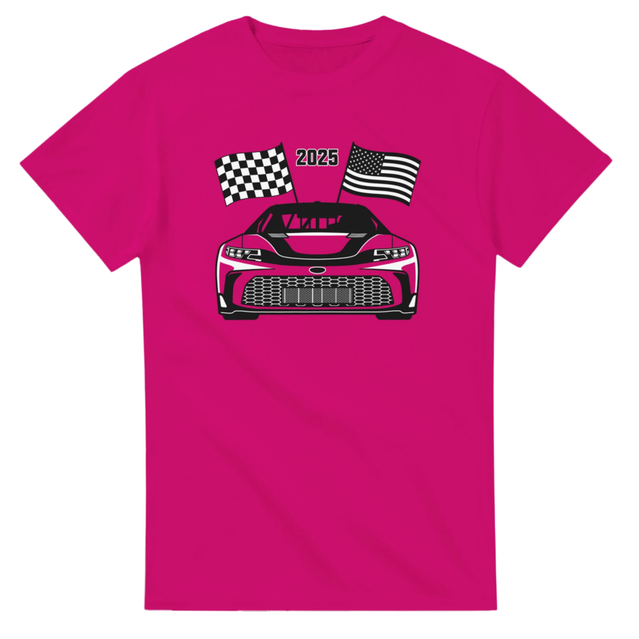 Stock Car Racing T-Shirt - with 2025 Fixtures Nascar
